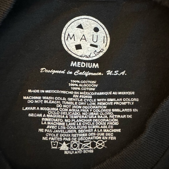 Maui Long Sleeve t Shirt size M - Picture 4 of 4